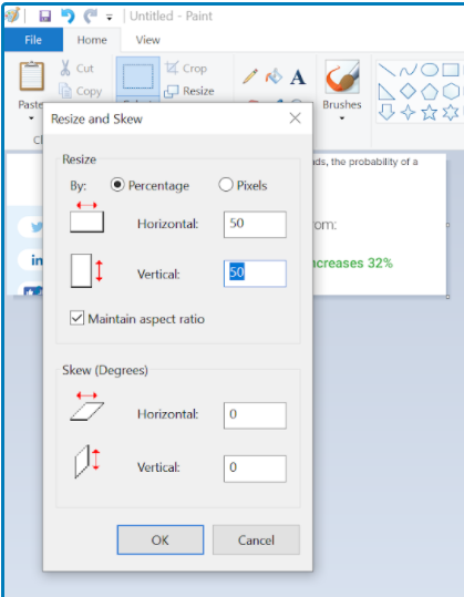 Use MS Paint to increase your page load speed