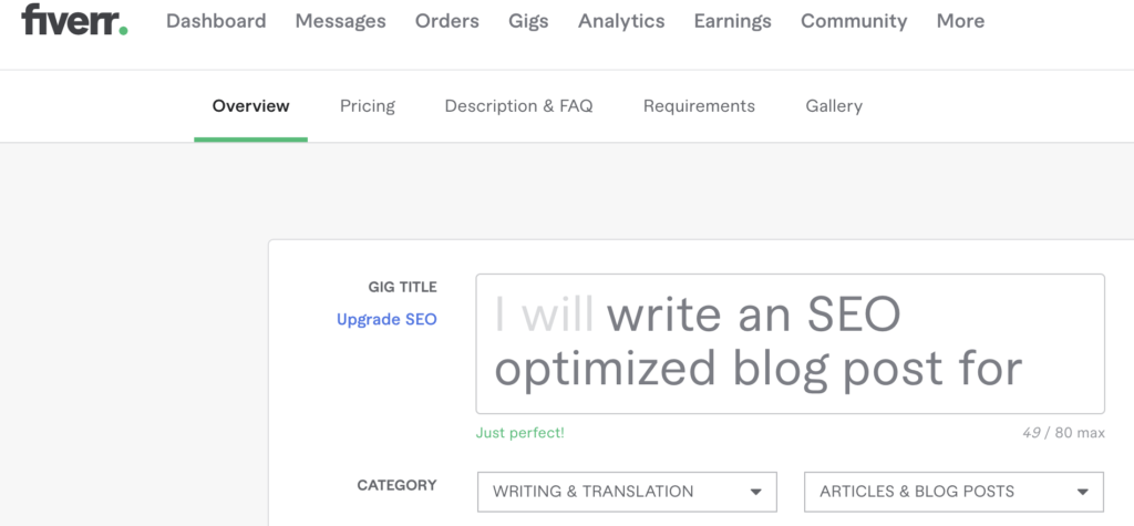 Best SEO TIPS to Rank Your GIG on Fiverr